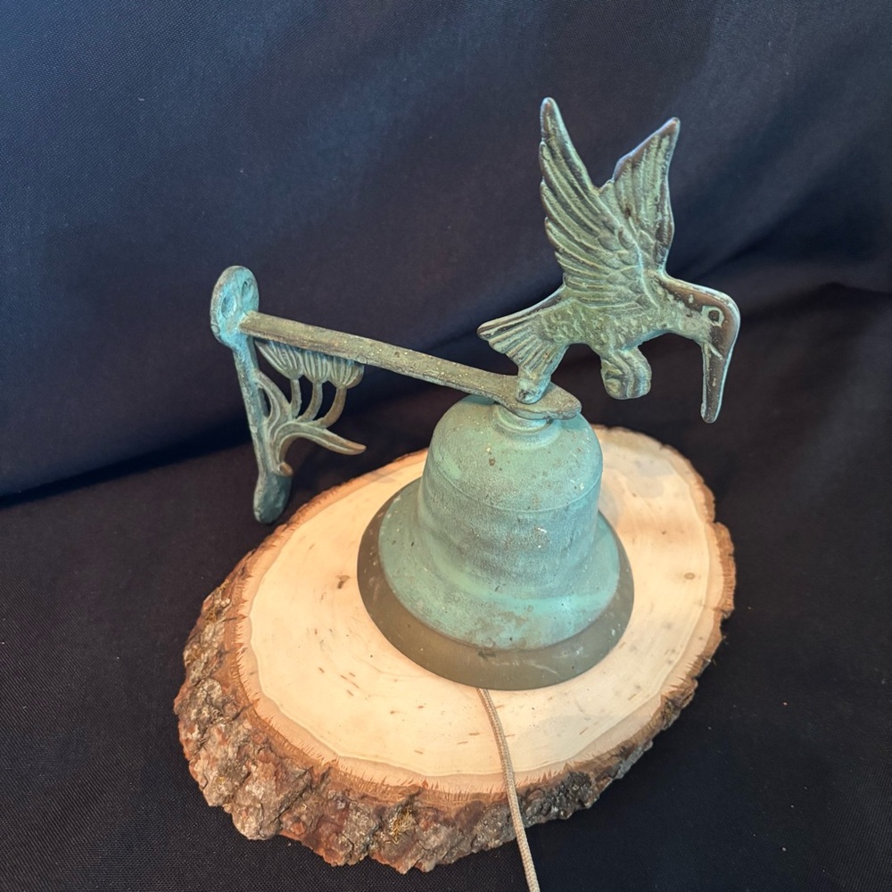 Vintage Decorative Hummingbird Bell - Picture 2 of 7